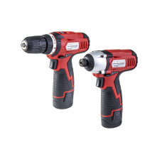 Set mașină de găurit și șurubelniță cu impact Raider RD-CDIDL01