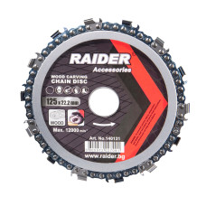 Disc circular cu lant 125x22.2mm Raider 140131