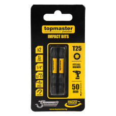 Bit de impact 50mm TX25, 2 buc. Topmaster 338738