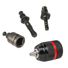 Mandrina rapida metal 1/2"13mm SDS+HEX1/4"M patrat /2"F Raider 999903