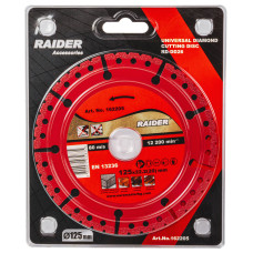 Disc de tăiere diamantat universal 125x22.2mm Raider RD-DD26