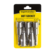 Set bită tubulară 10x65mm (magnet) Topmaster 338624