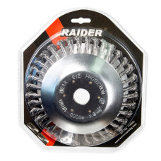 Щетка круговая, крученая для болгарок 200мм Raider 110241