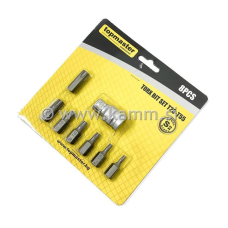 Set 8 biti torx, Crom Vanadiu, T20-T55 Topmaster 330325