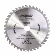 Disc pentru fierastrau circular 254х40Тх30mm, Raider 163151