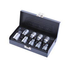 Набор из 9 трубчатых зажимов 1/2 с шестигранной битой. TopMaster Proffesional