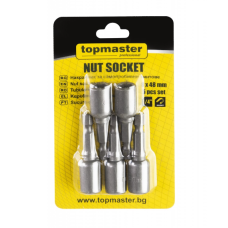 Set bită tubulară 8x48mm (magnet) Topmaster 338620