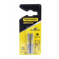Set 2 biți torx T20/T25 Topmaster 338715