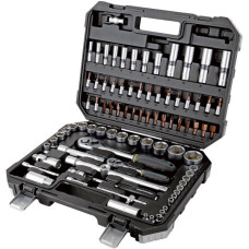 Набор бит/головок 1/4,1/2", Cr-V.86шт.Topmaster Proffesional