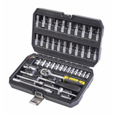 Набор бит/головок Cr-V 46шт.1/4 Topmaster Profesional