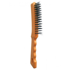 Perie sârmă oțel 3 rânduri, coada plastic. Gadget 340508