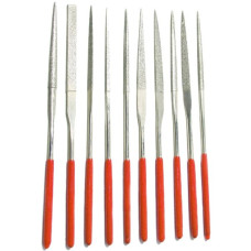 Set 10 pile diamantate 140mm oțel/carbon Gadget 361703