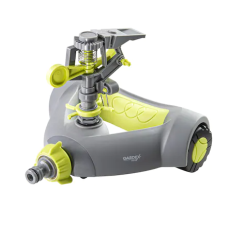 Aspersor cu impuls mobil cu roți, 0-360 grade. Gardex 405300