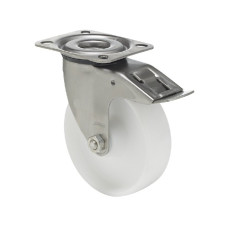 Roată poliamida rotativă cu frînă – Ø80mm (4064-080)