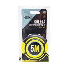 Ruletă PROFI 5m/25mm magnet/blocare HAKI