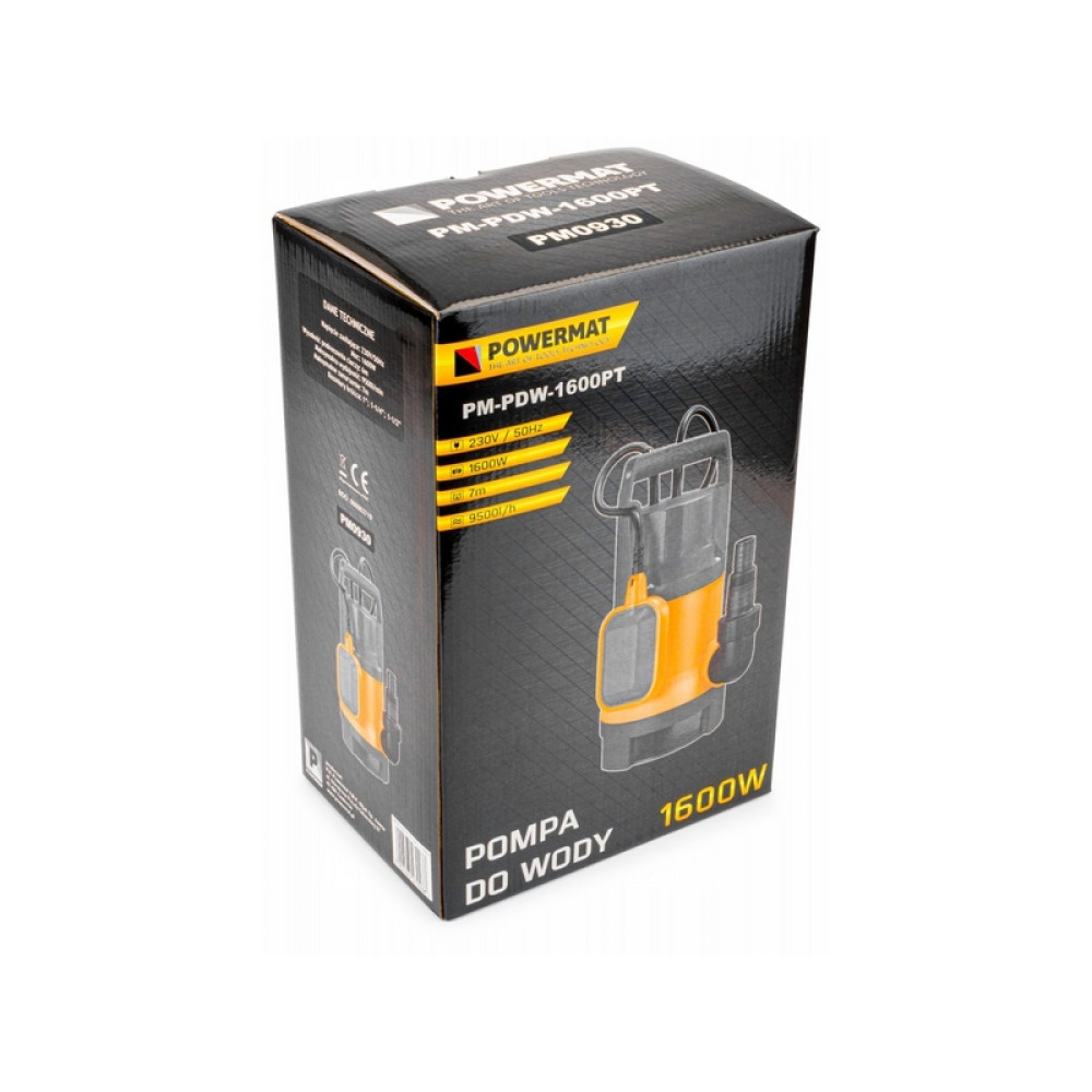 Насос дренажный Powermat PM-PDW-1600PT