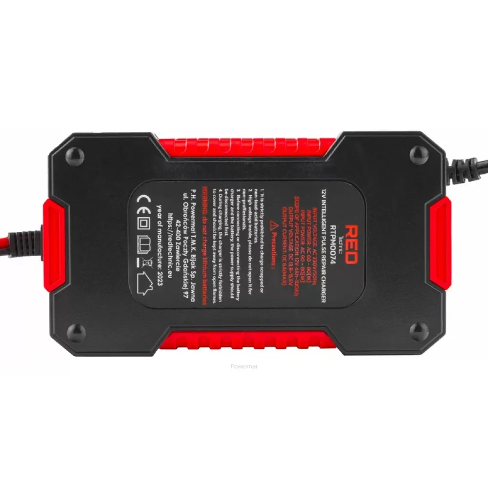 Încărcător baterie auto Red Technic RTPM0074