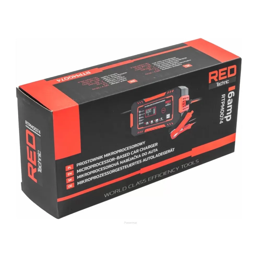 Încărcător baterie auto Red Technic RTPM0074