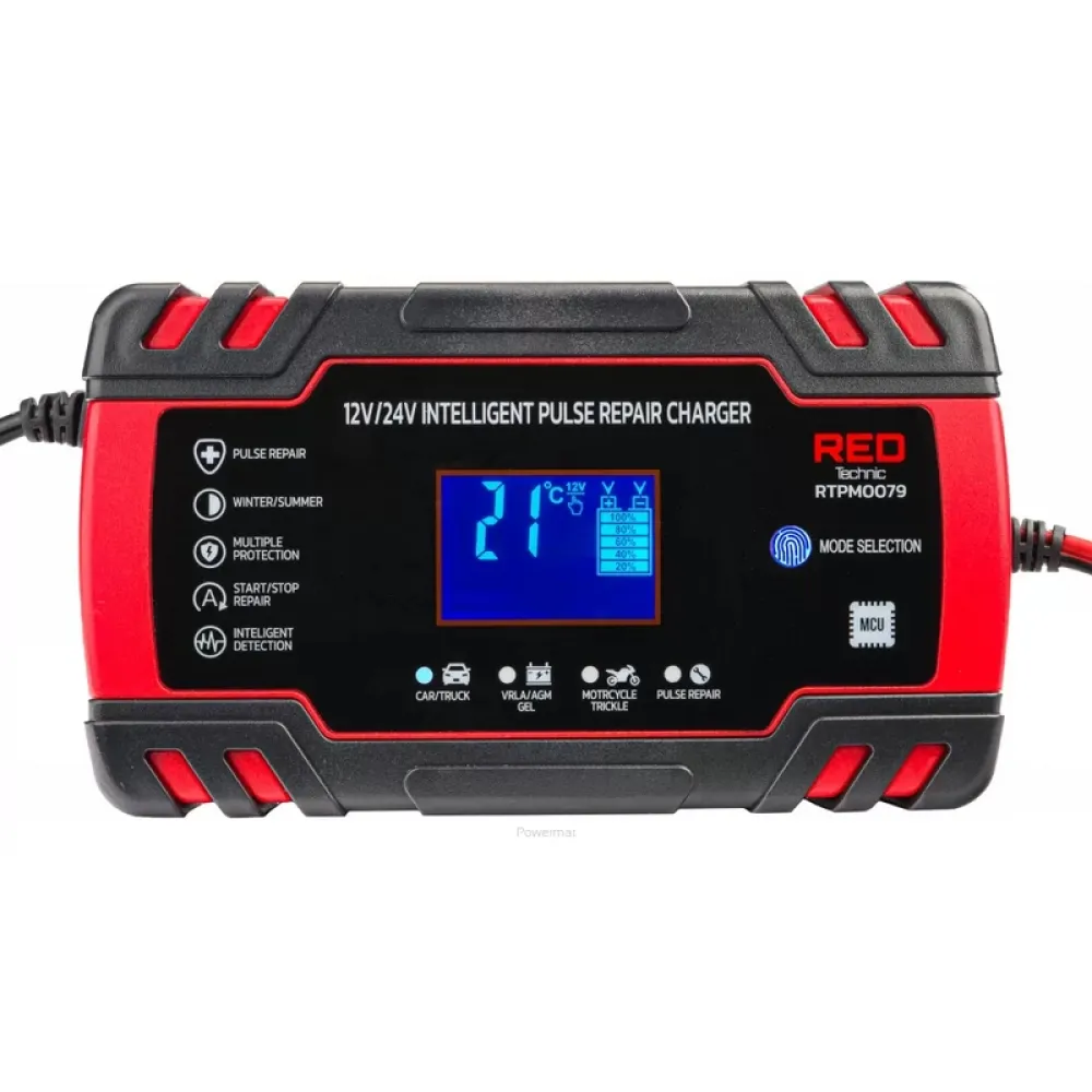 Încărcător baterie auto Red Technic RTPM0079