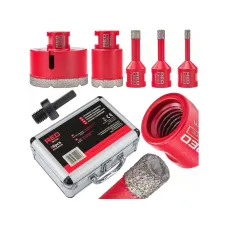 Set carote diamantate Red Technic RTZOD0045