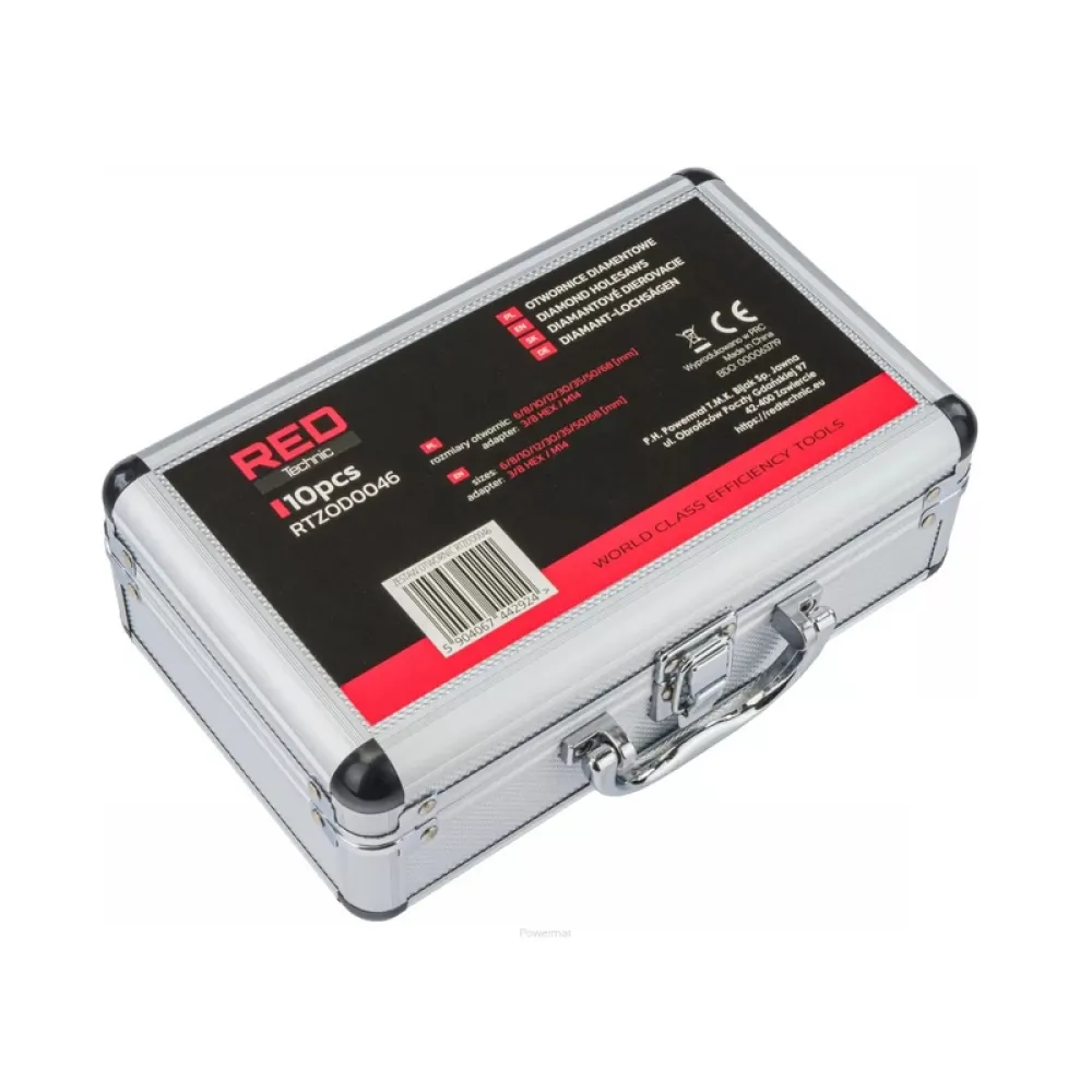 Set carote diamantate Red Technic RTZOD0046