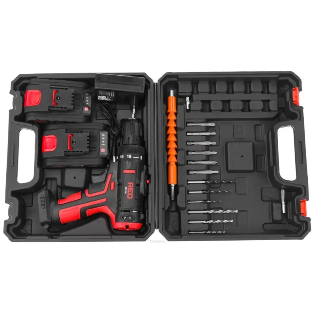 Mașină de înșurubat cu acumulator Red Technic RTWA0075 2,0 Ah