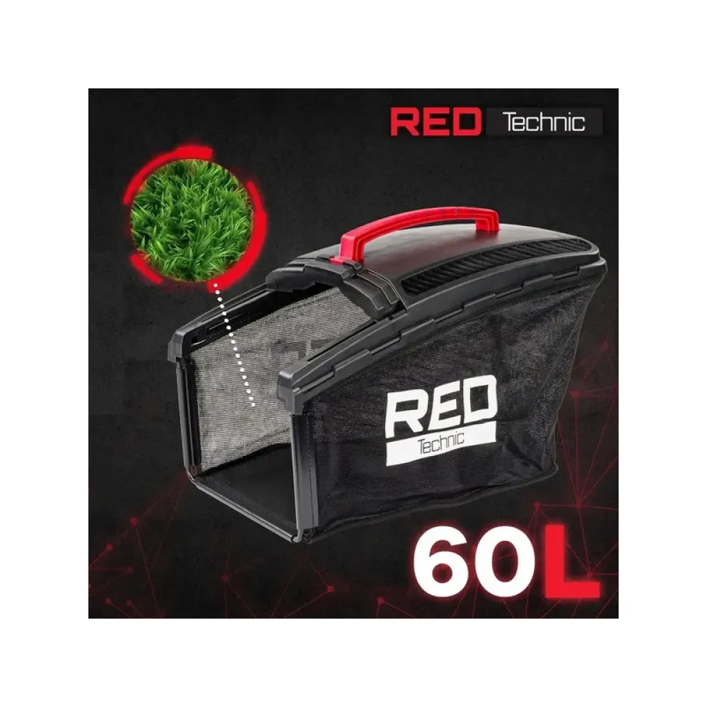 Maşina de tuns gazonul pe benzină Red Technic RTKSS0096, 173 cm³, 60L