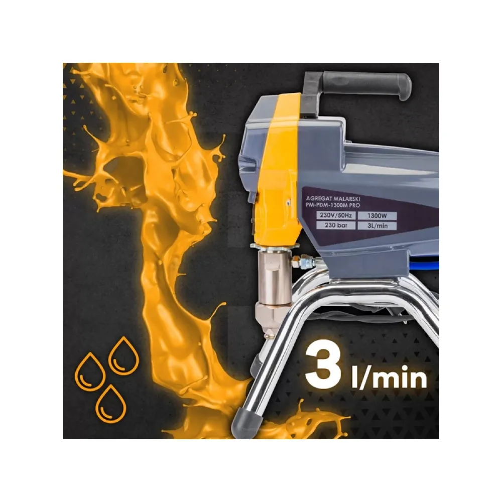 Краскопульт Powermat PM-PDM-1300M PRO, 1300 Вт,