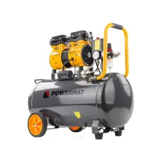 Compresor de aer fără ulei Powermat PM-KBO-50T, 50L, 8 bar, 1400W