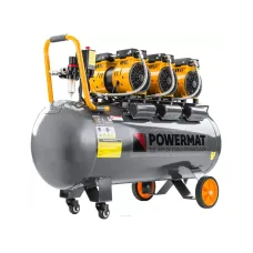 Compresor de aer fără ulei Powermat PM-KBO-100T, 100L, 3KM, 8 bar