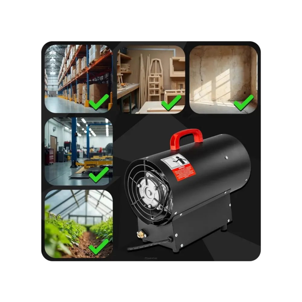 Aeroterma cu gaz 25KW 230V termostat LCD reductor + furtun RTNGG0120 Red Technic