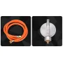 Aeroterma cu gaz 25KW 230V termostat LCD reductor + furtun RTNGG0120 Red Technic
