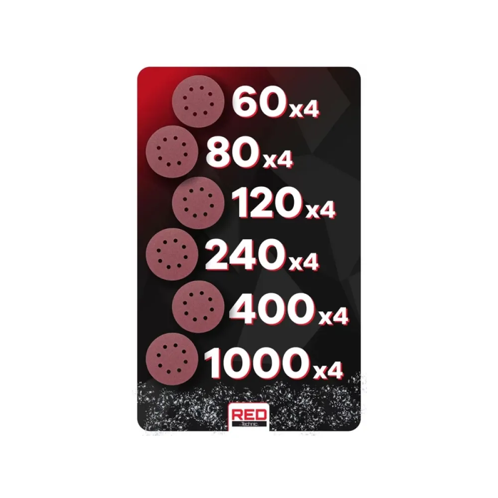 Mașină de șlefuit orbitală Red Technic RTSMO0121