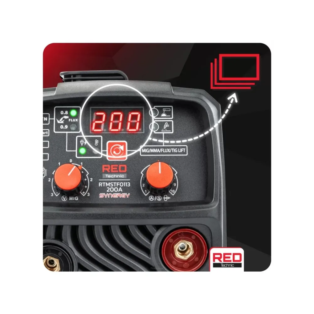 Aparat de sudat semi-automat RED TECHNIC RTMSTF0113