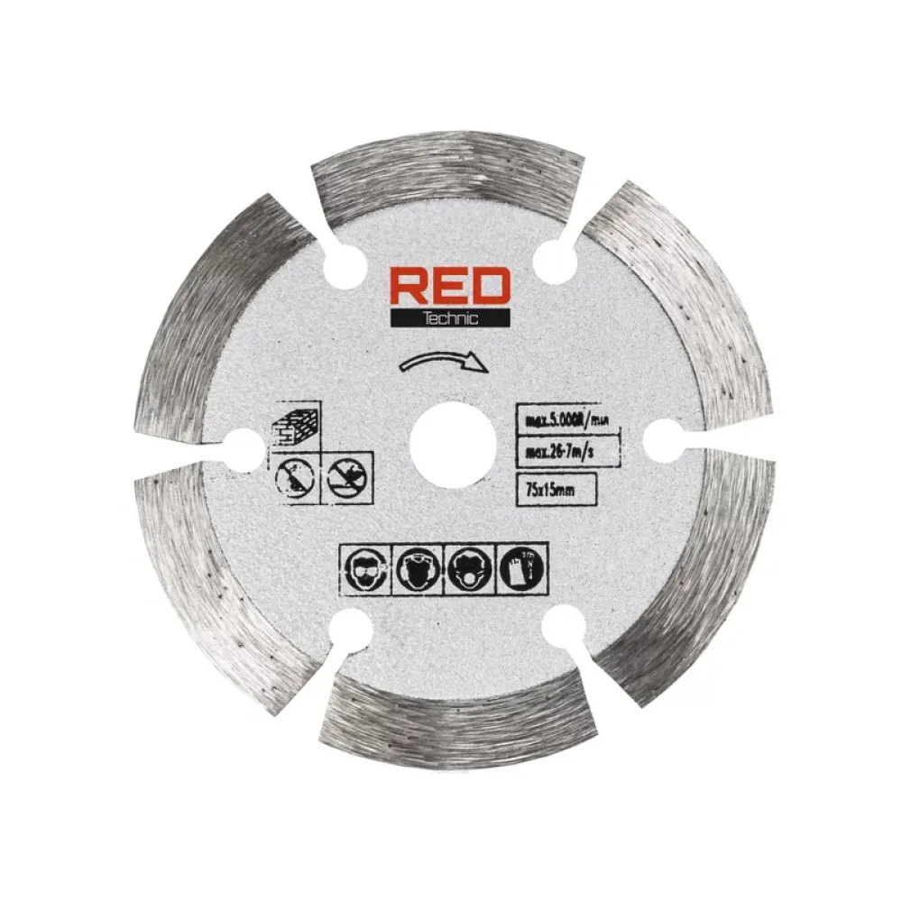 Polizor unghiular pe acumulator Red Technic RTSZK0134