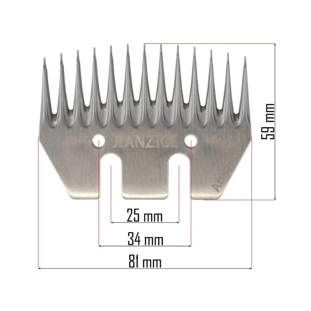 Lame pentru masina de tuns oi Red Technic RTMDSO0147-NO