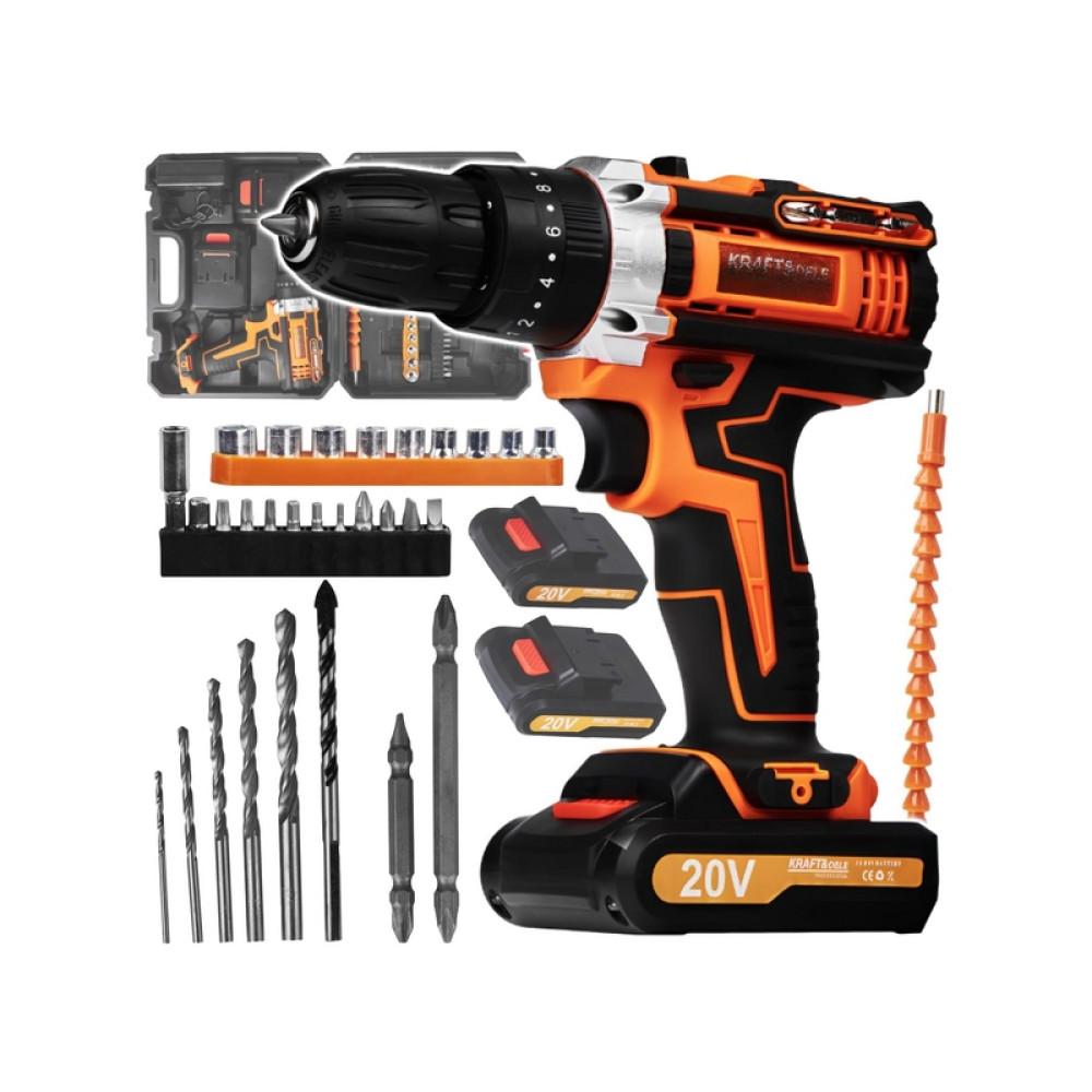 Mașină de înșurubat cu acumulator Kraft&Dele KD3086