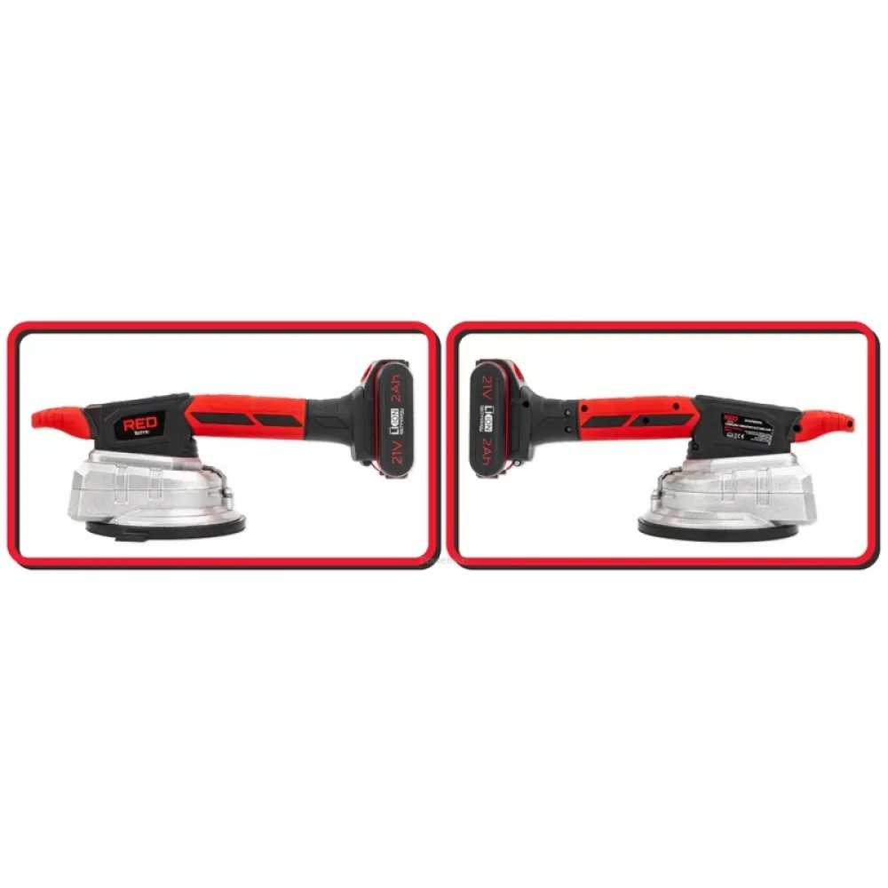 Ventuza vibratoare placi ceramice Red Technic RTAPW0155 2x2AH 150MM 100kg