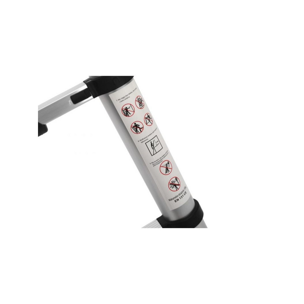 Scară din aluminiu telescopica 10 trepte / 3,2 m/max 150 kg KD4073