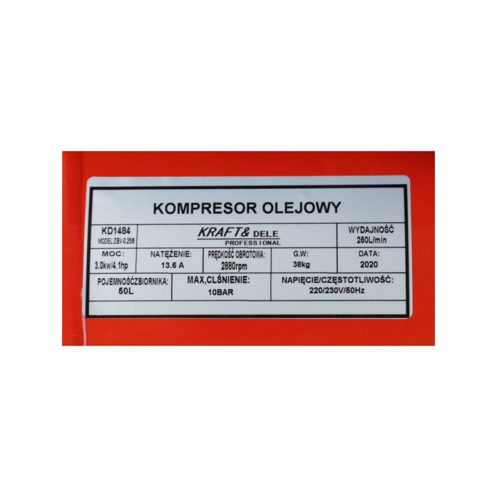 Compresor Kraft&Dele KD1484 50L
