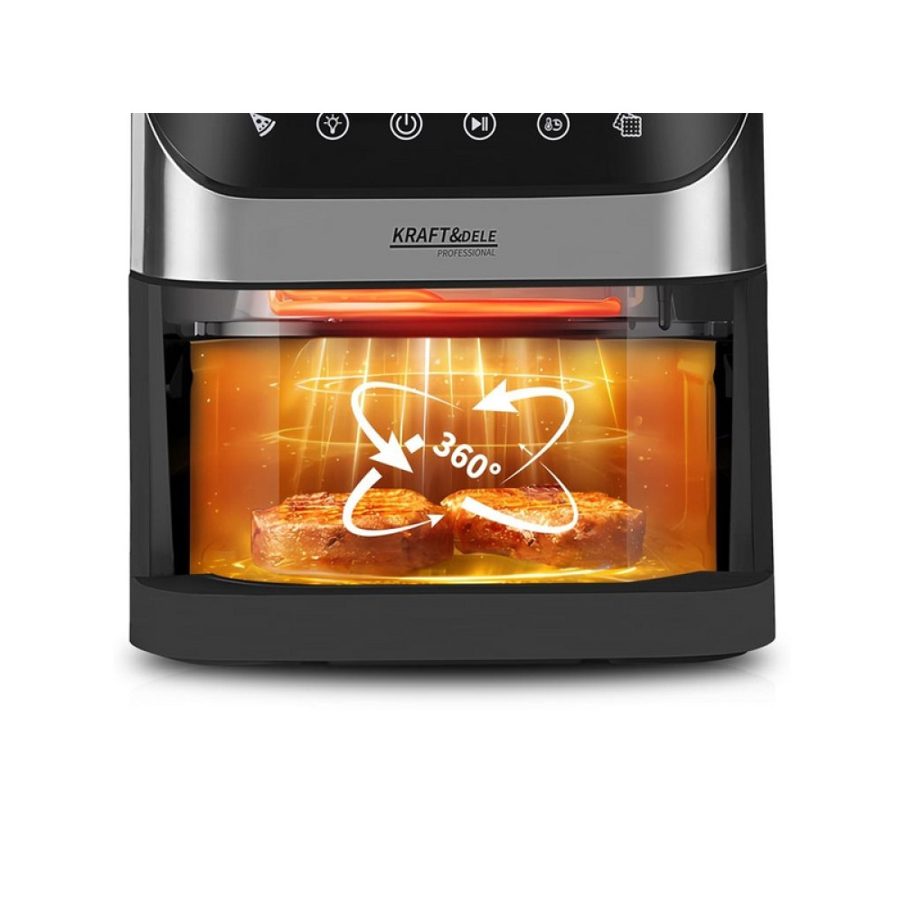 Friteuză cu aer cald 6L Kraft&Dele KD4108