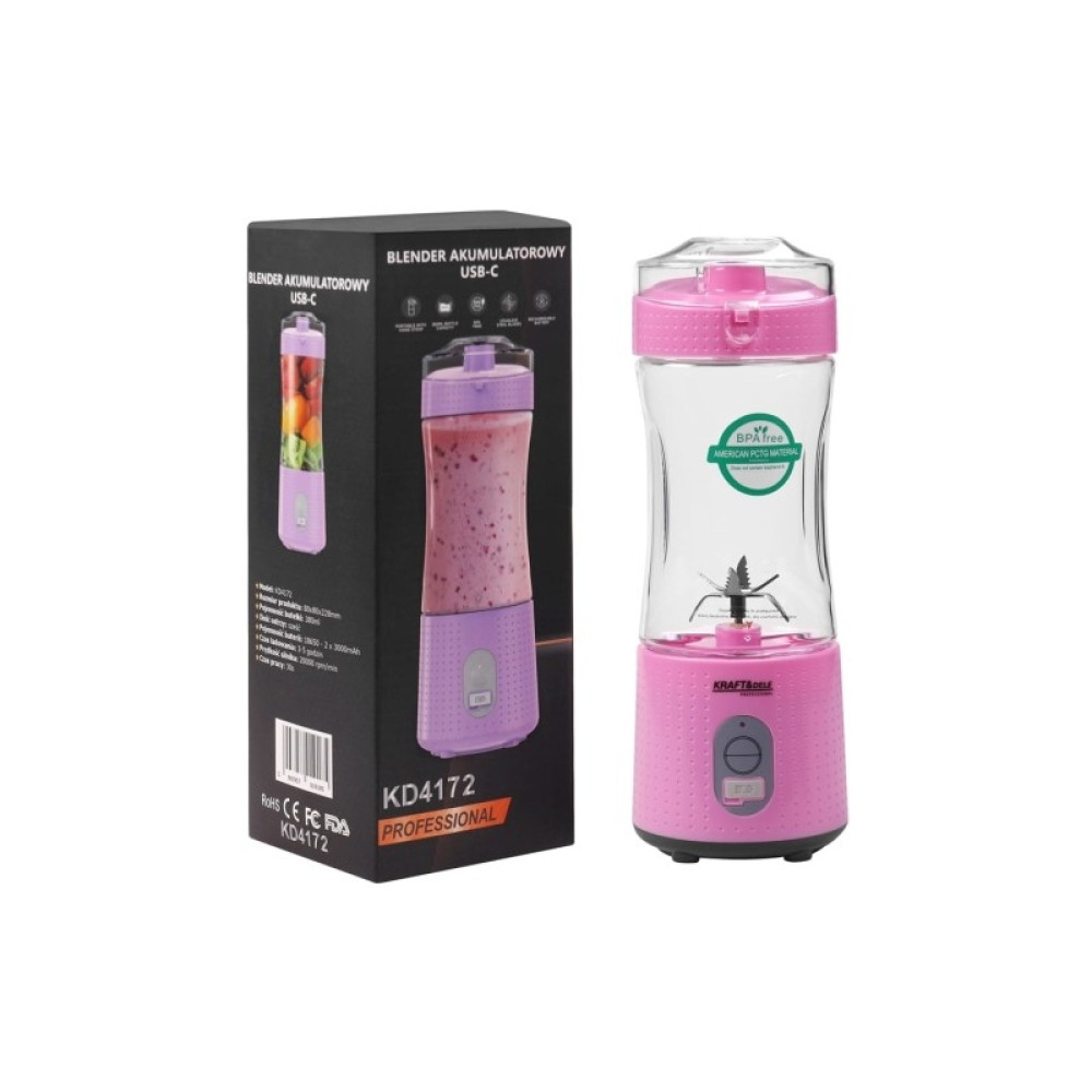 Blender cu baterie USB-C 380ml / 2x3000mAh KD4170