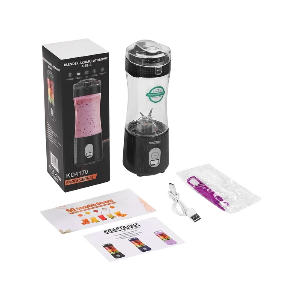 Blender cu baterie USB-C 380ml / 2x3000mAh KD4170