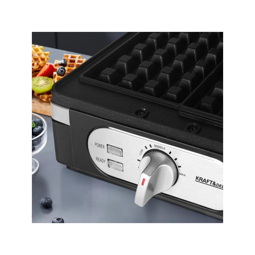 Aparat de copt vafe 2000W KD4100