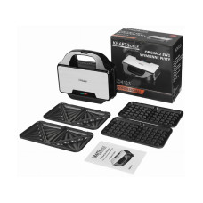 Prăjitor de vafe, pâine, electric cu inserții înlocuibile 3in1 1500W KD4133