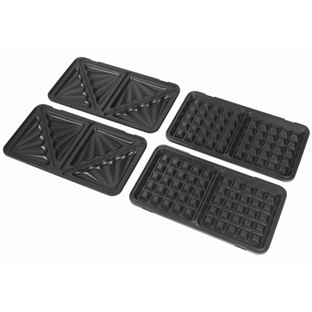 Prăjitor de vafe, pâine, electric cu inserții înlocuibile 3in1 1500W KD4133