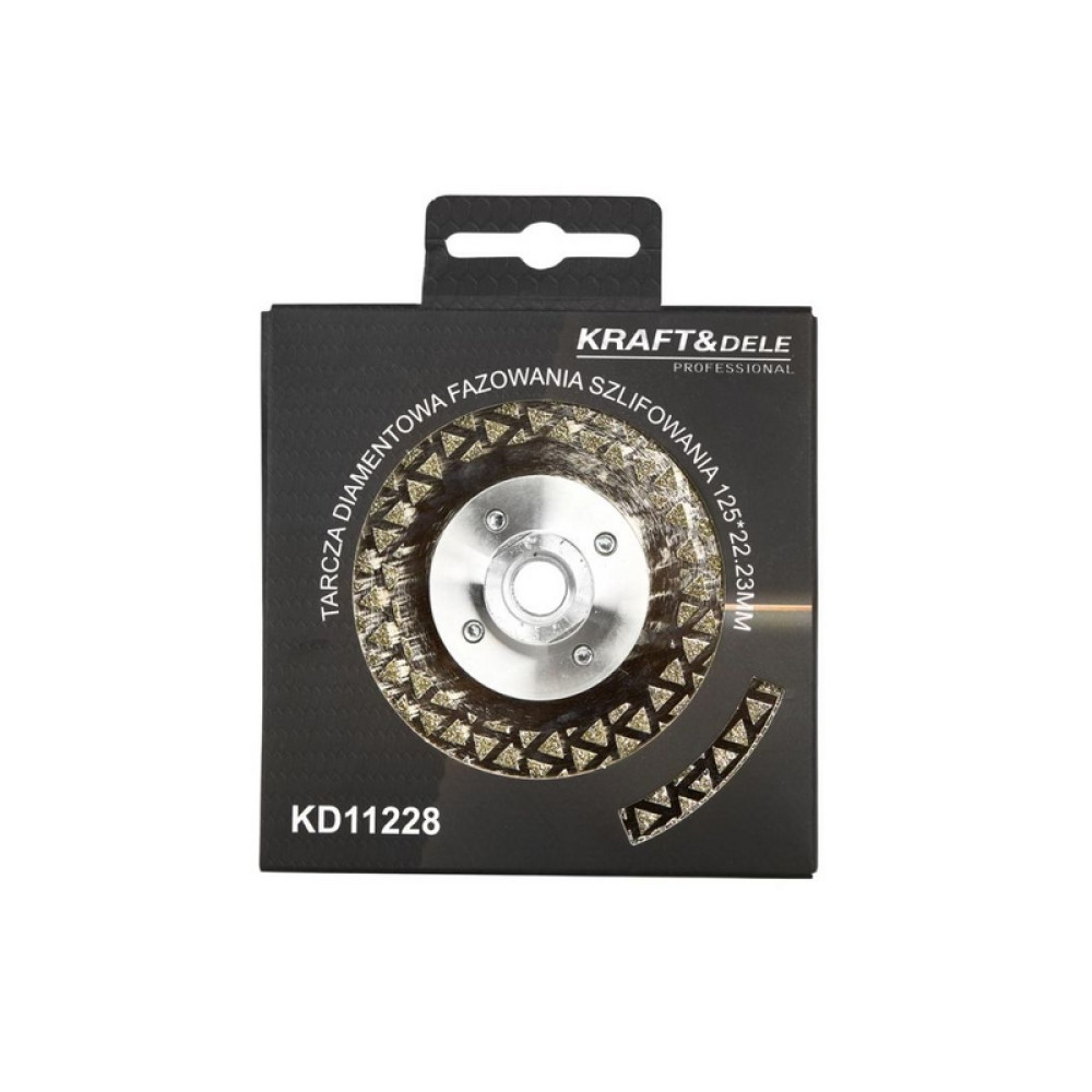 Disc diamantat pentru șanfrenare și șlefuire plăci ceramice Kraft&Dele KD11228