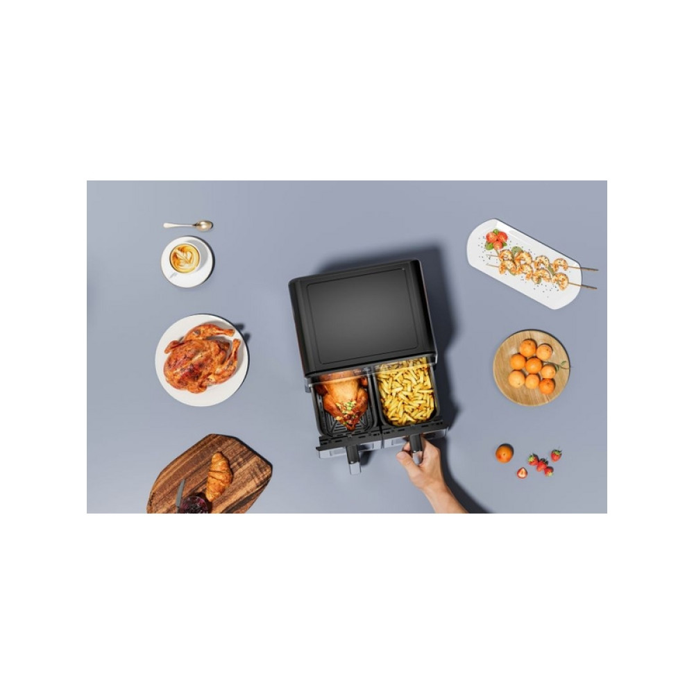 Friteuză cu aer cald cu coș dublu Kraft&Dele KD4179 9L 2500W +LCD
