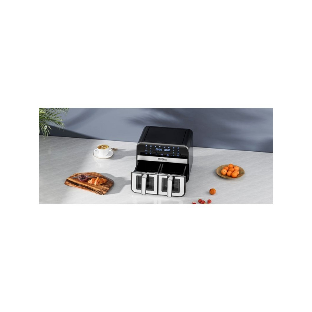 Friteuză cu aer cald cu coș dublu Kraft&Dele KD4179 9L 2500W +LCD