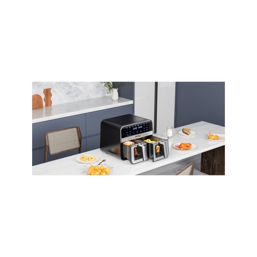 Friteuză cu aer cald cu coș dublu Kraft&Dele KD4179 9L 2500W +LCD